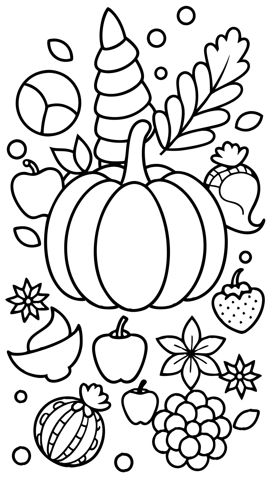 coloring pages free thanksgiving